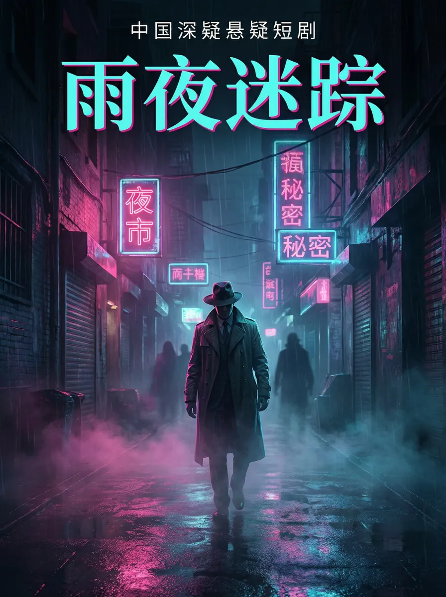 何洁的男友 悬疑追踪短剧 - 雨夜迷踪海报