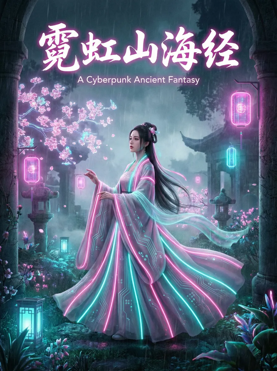 何洁的男友 古风奇缘短剧 - 霓虹山海经海报